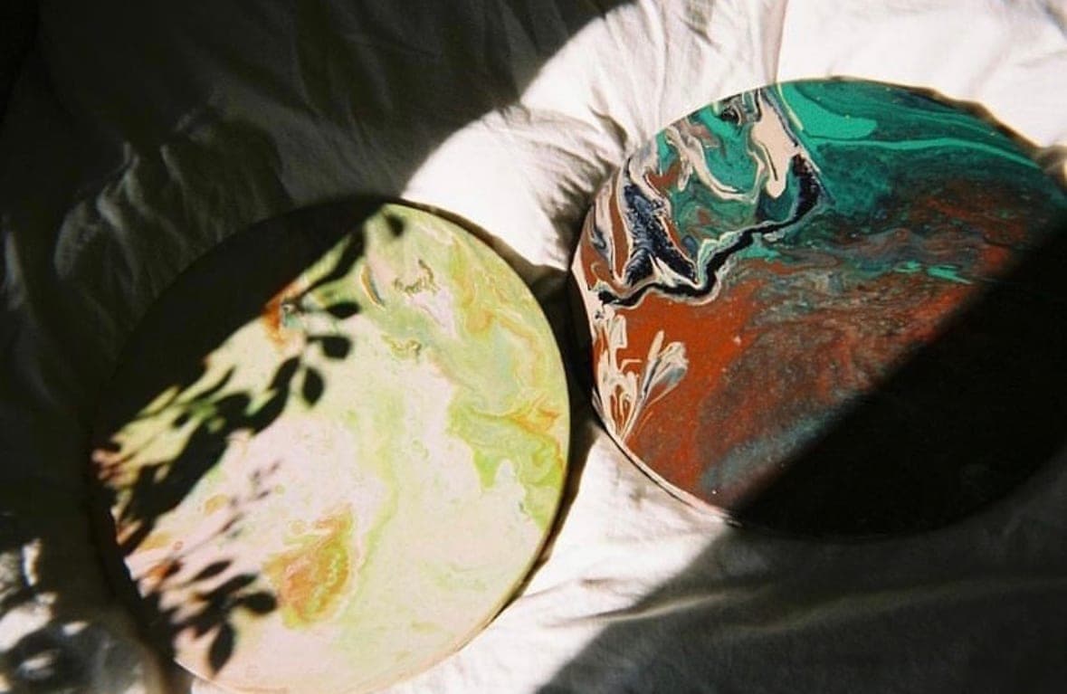 Pouring Art / Fluid Art in Tokyo