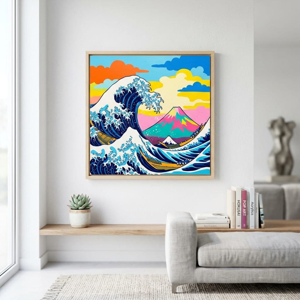 Hokusai Great Wave Pop Art