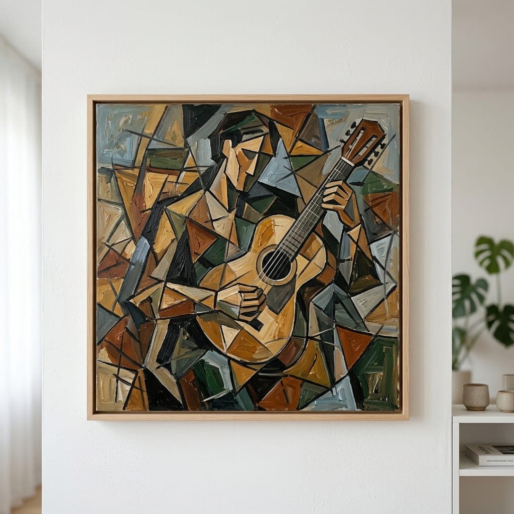 Abstract Guitarist