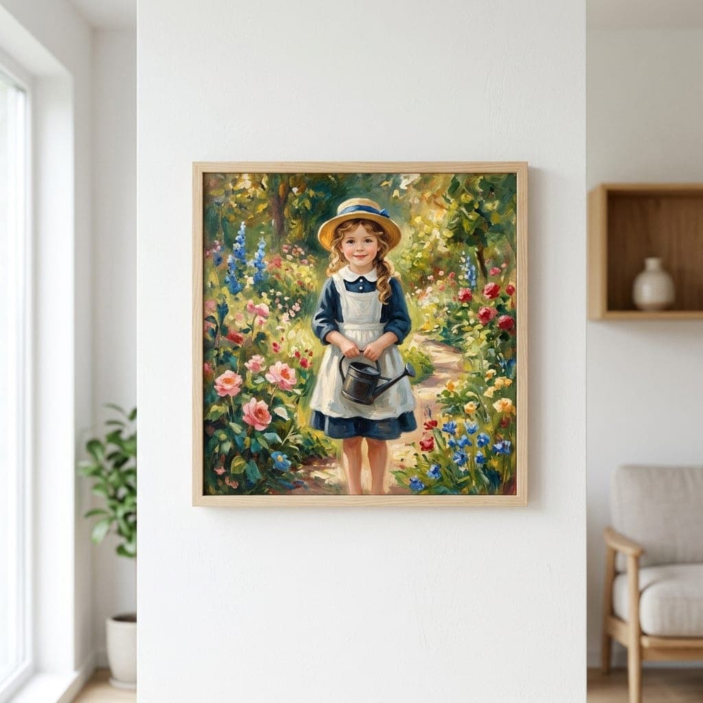 Girl with a Watering Can
