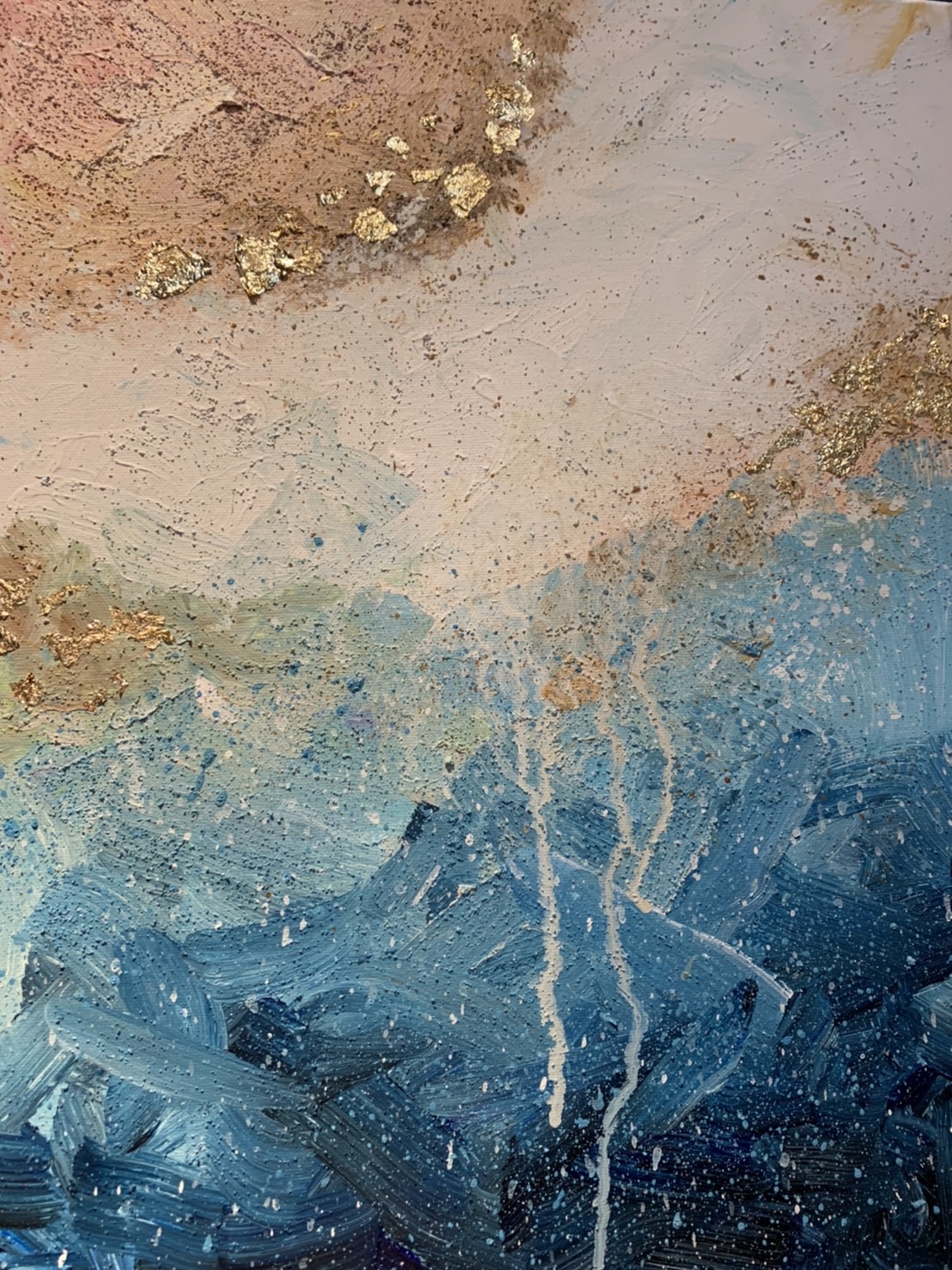砂のテクスチャー波の抽象画 Sand Texture Ocean Abstract – Artbar
