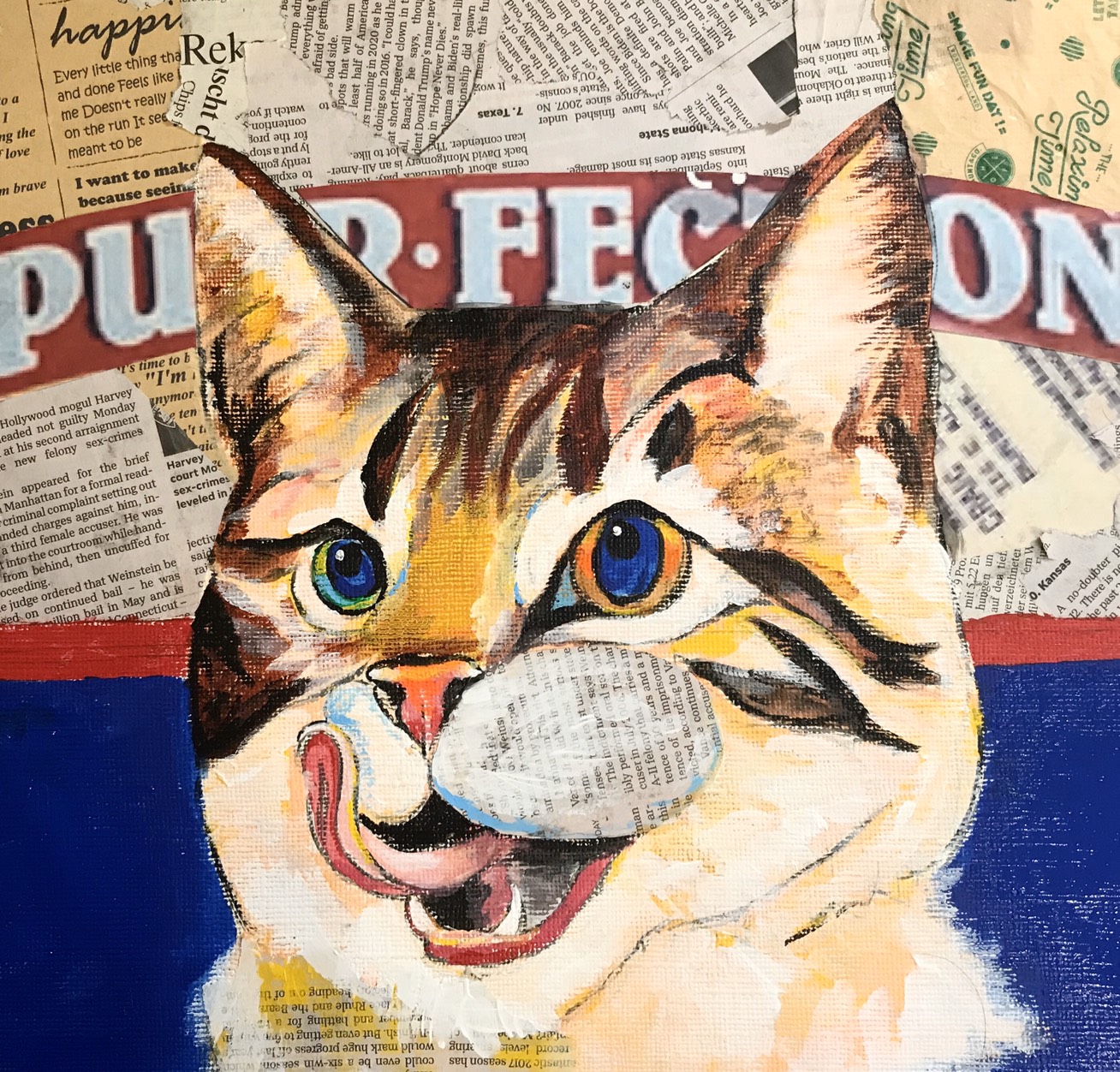 猫のコラージュ Hungry Cat Collage Artbar Tokyo Paint And Wine Art Studio Let Your Creativity And The Wine Flow 猫のコラージュ Hungry Cat Collage Artbar Tokyo Paint And Wine Art Studio Let Your Creativity And The Wine Flow