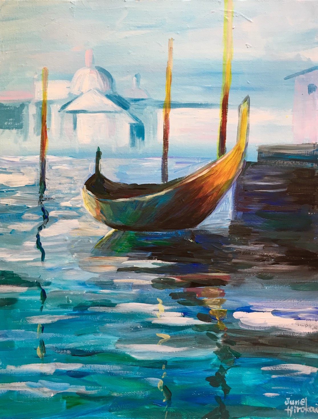 世界を買える 海外ブランド オーダー油絵 ヴェネツィアの