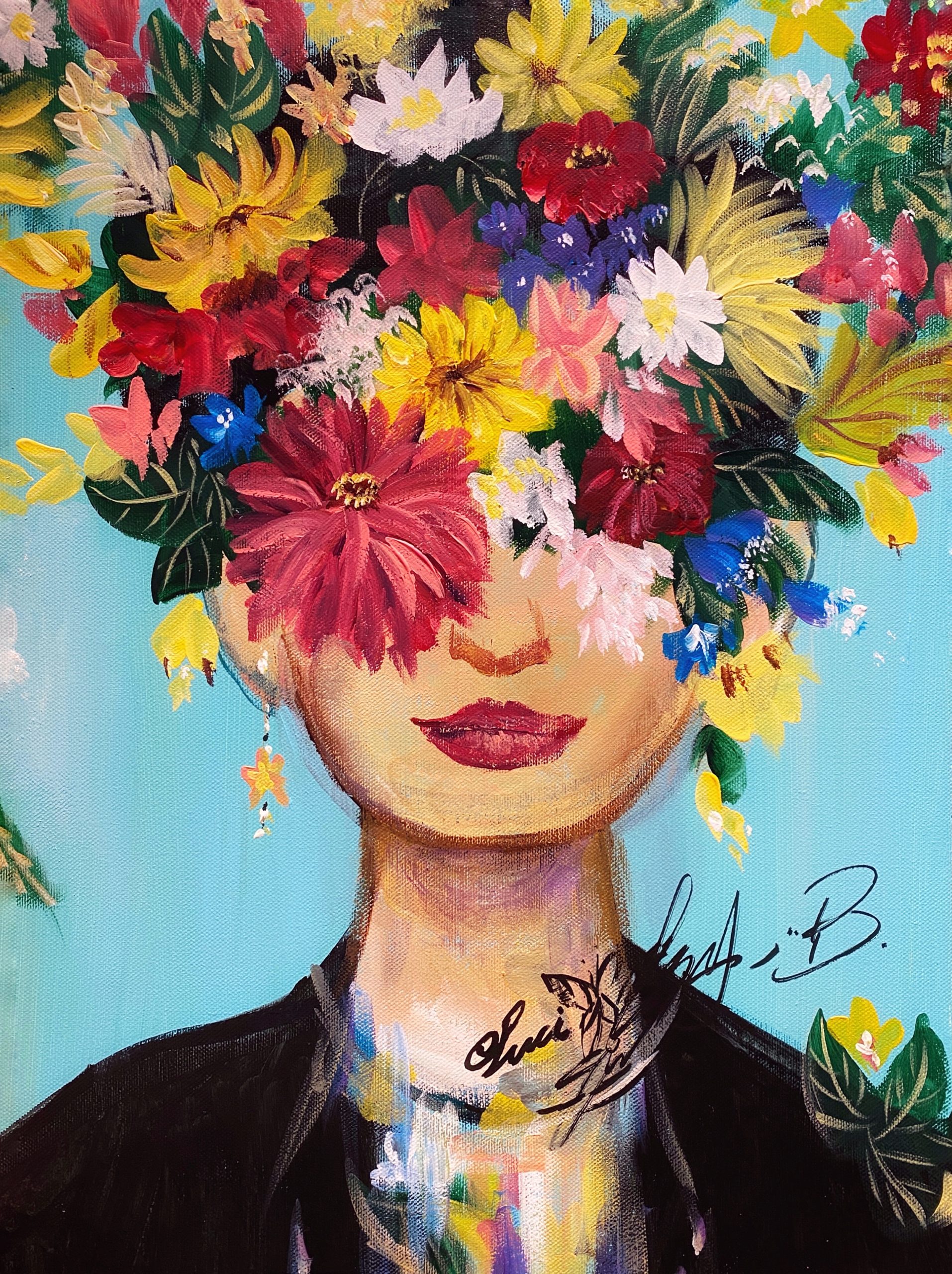 フリダ・カーロのフラワーポートレート Frida's Flowers Portrait