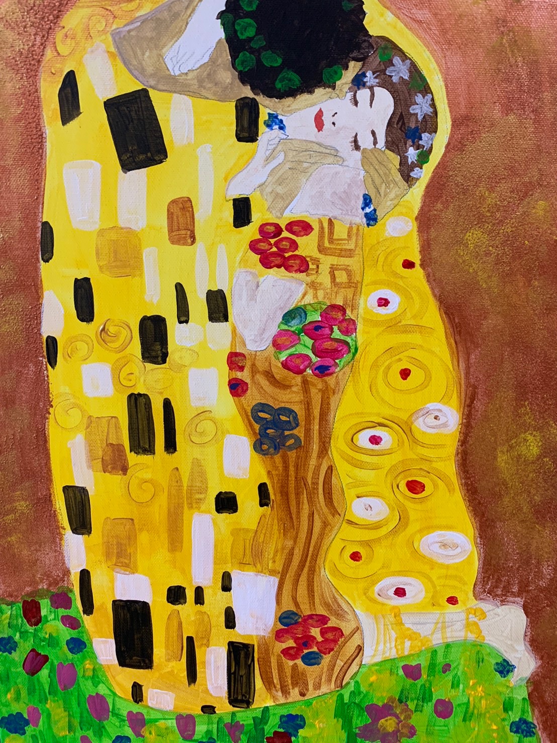 大手町でのスペシャルイベント 接吻 クリムト Klimt Kiss Otemachi Spaces Artbar Tokyo Paint And Wine Art Studio Let Your Creativity And The Wine Flow