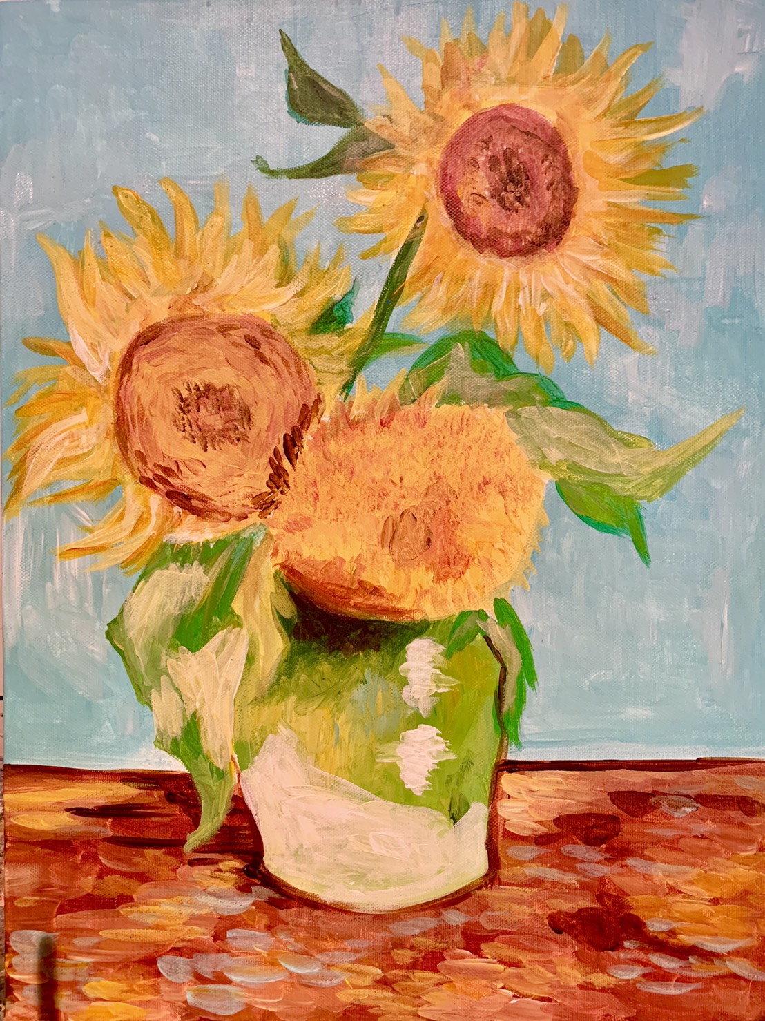 ゴッホ ひまわり Van Gogh Sunflowers – Artbar Tokyo – Paint and