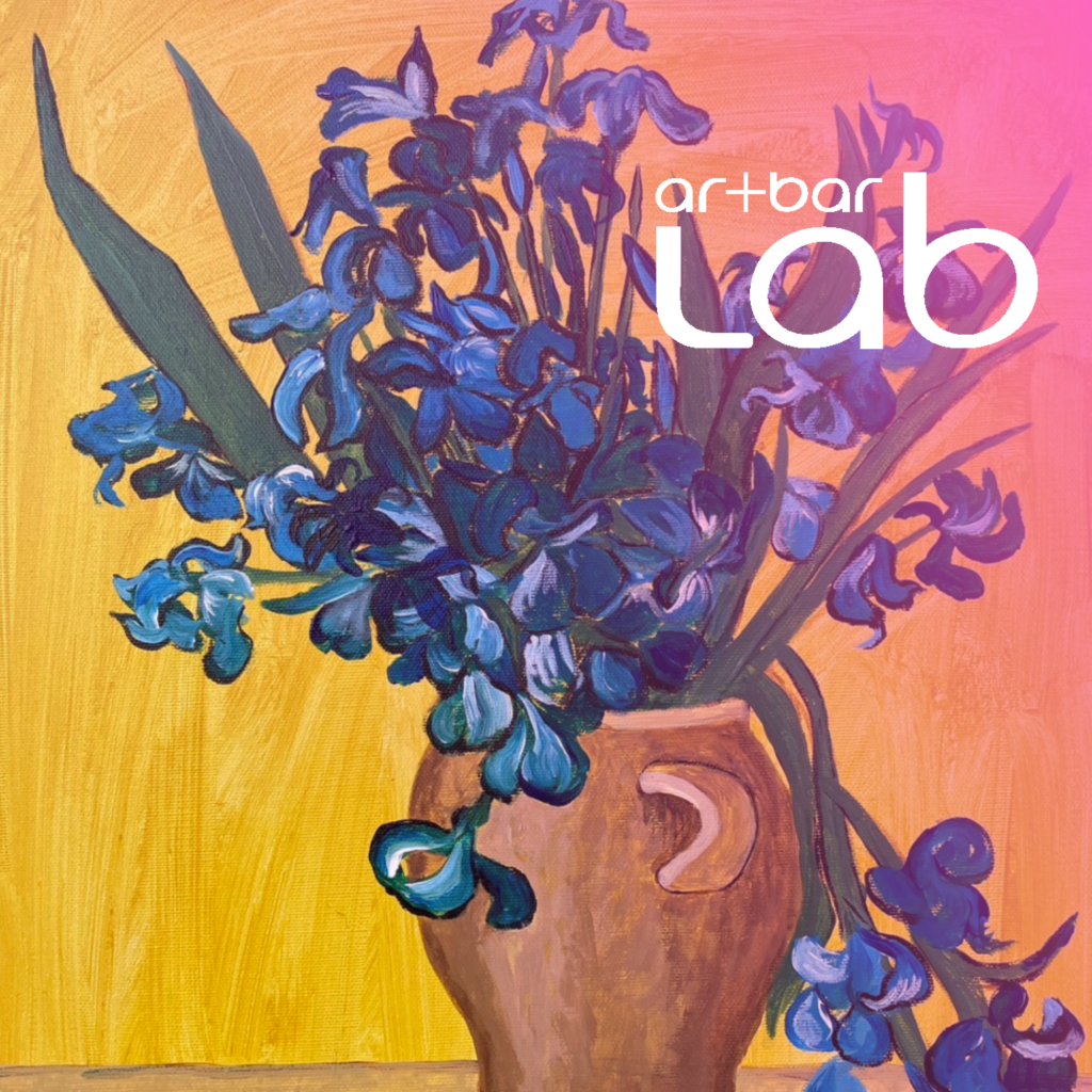 ARTBAR LAB UENO ファン ゴッホ アイリス Van Gogh Irises Artbar Tokyo Paint