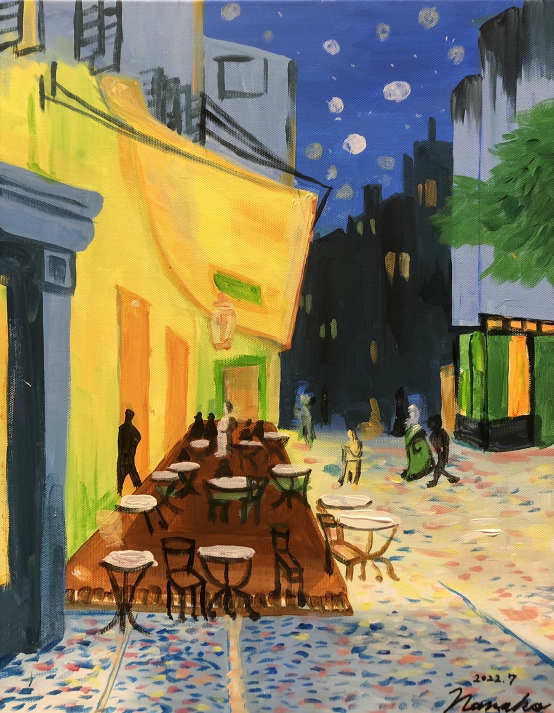 YOKOHAMA ゴッホのカフェテラス Van Gogh Cafe Terrace – Artbar Tokyo – Paint and ...