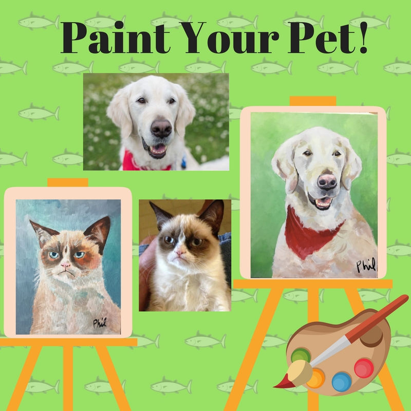 Paint you Pet! Artbar Tokyo Paint and Wine Art Studio Let Your