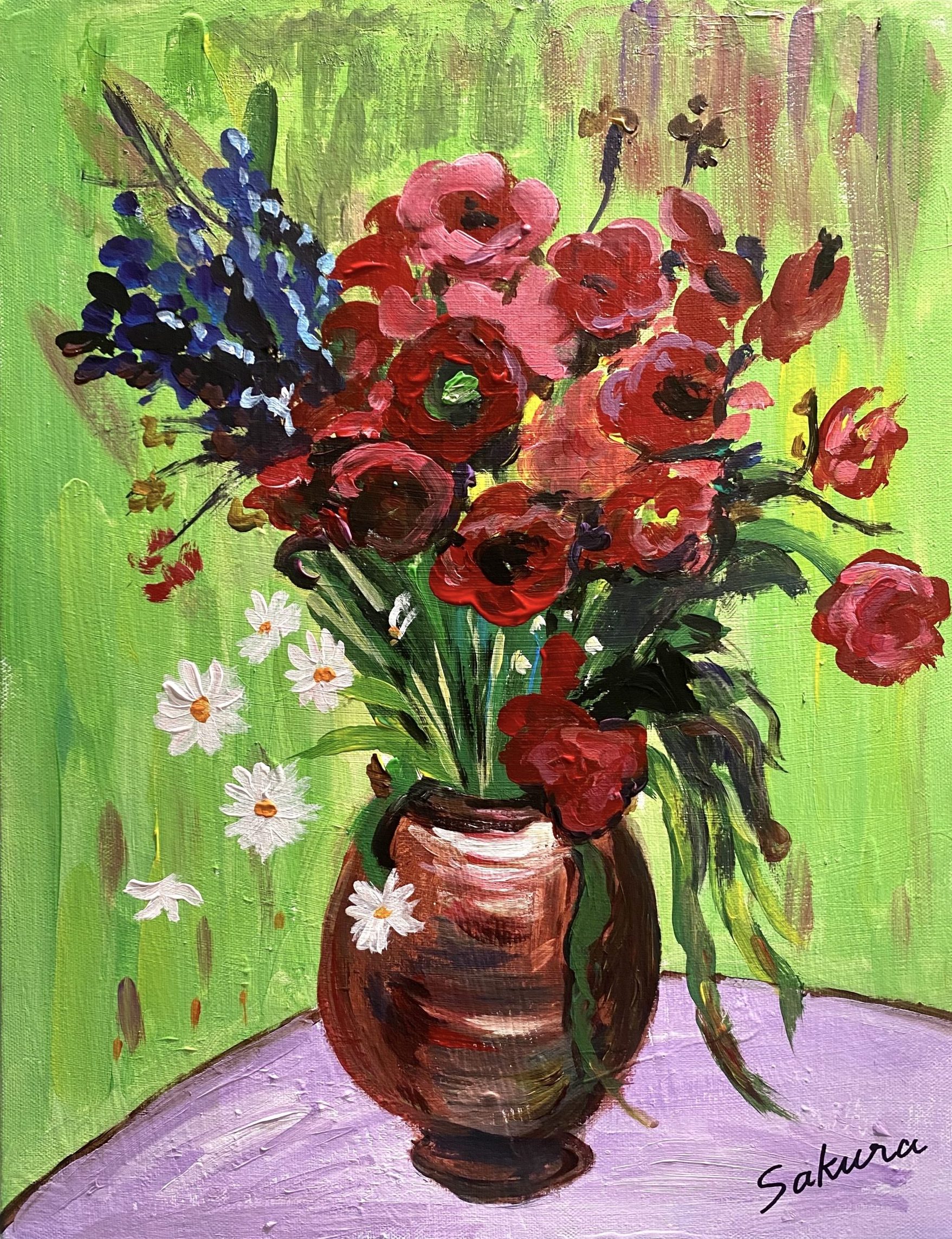 ゴッホ ポピーとデイジー Van Gogh – Poppies and Daisies – Artbar