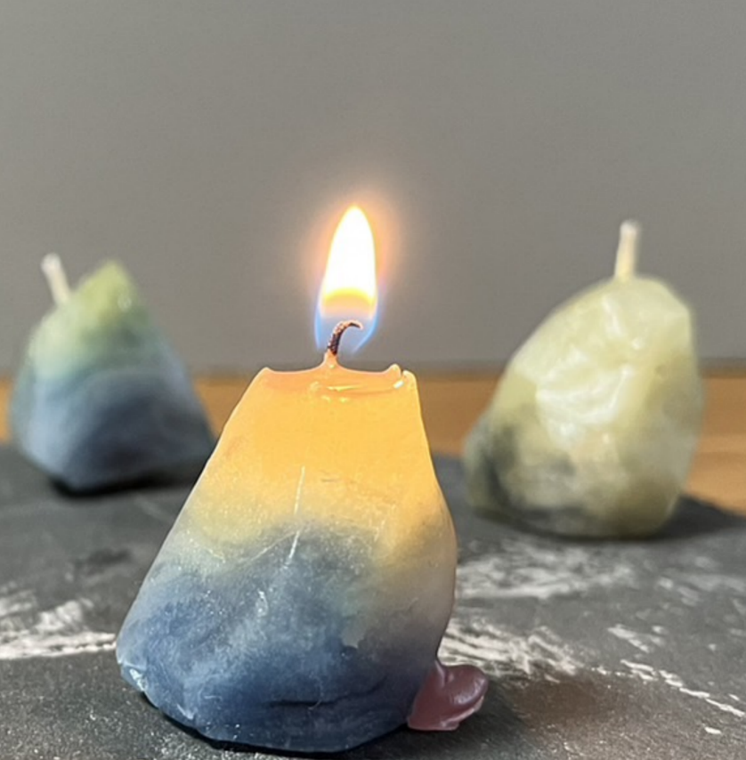 Craft Morning Mineral Stone Candle 鉱石風キャンドル Artbar Tokyo Paint and