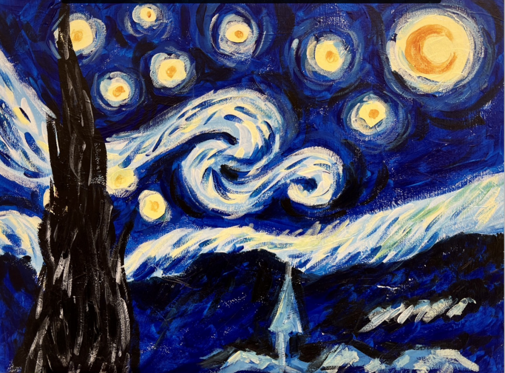 ゴッホ 星月夜 Van Gogh Starry Night – Artbar Tokyo – Paint and ...