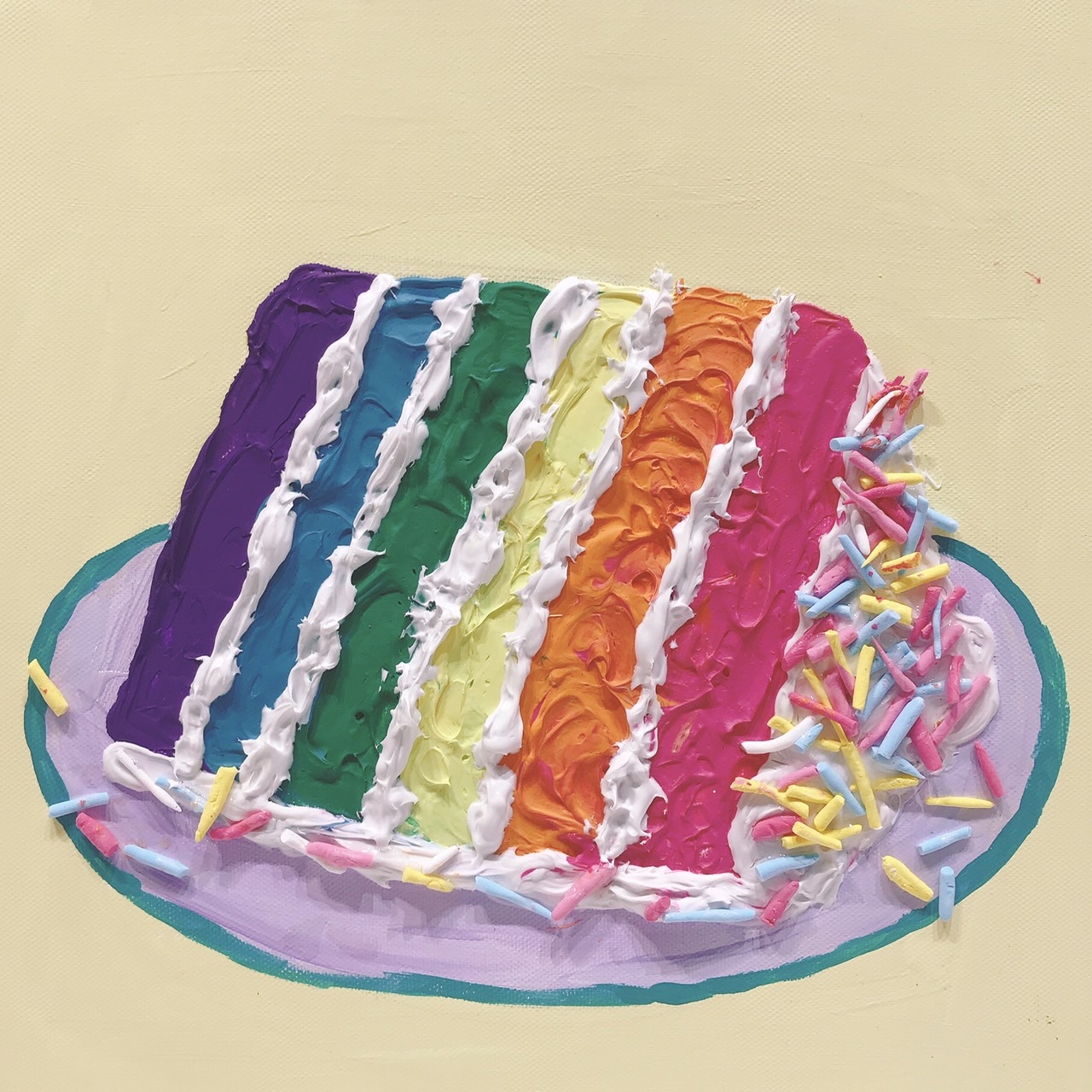 ファッション 通販 ARTBAR LAB UENO -テクスチャーで描くスイーツTextured Sweets 絵画