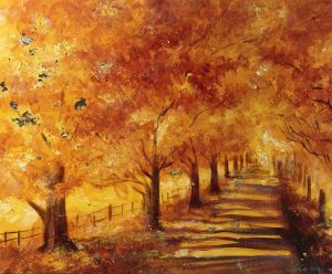Autumn Fall Road - Original Sample