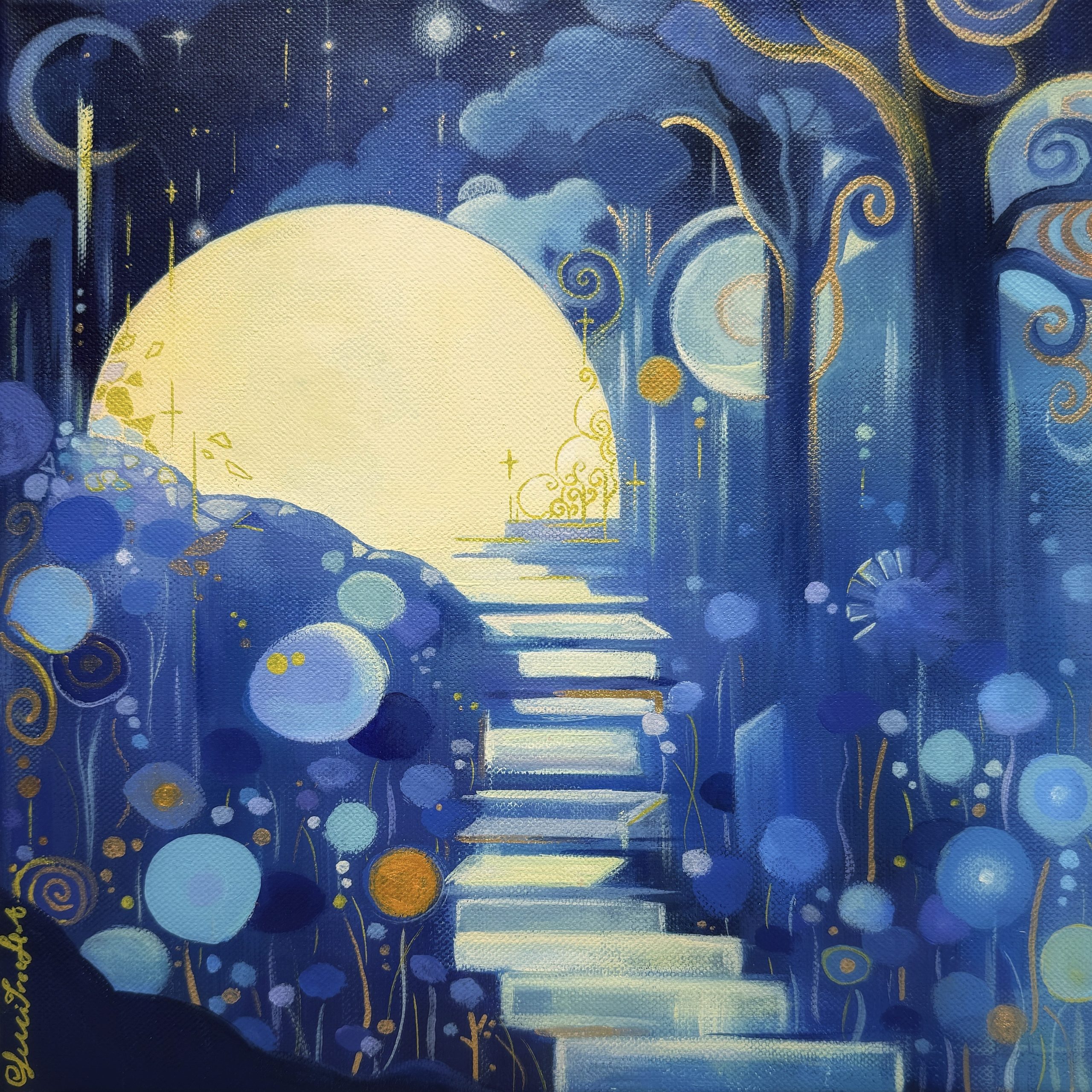 絵画　M. Martino パッショネイトドリーム ファイル:Scene from 'A Midsummer Night's Dream' by John