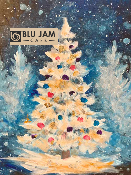 金箔クリスマスツリー Gold & Silver Christmas Tree @ *Blu Jam Cafe 